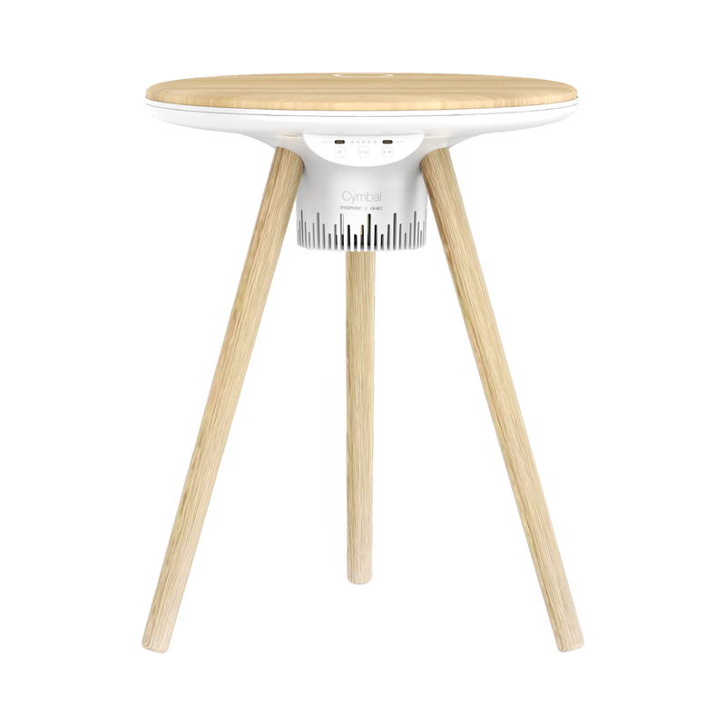 Momax Cymbal Wireless Charging Table with Built-In Ambience Light and Speaker