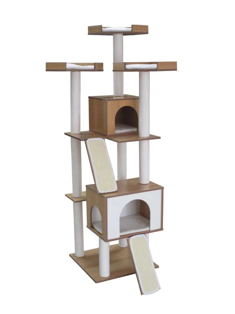 Meow Me 6 Layers Cat Tree 740W x 650D x 1680Hmm MM80559 - EartHmm Tone