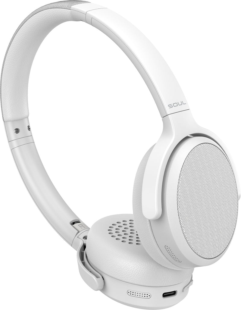 SOUL Ultra Compact ANC-Hybrid ANC On-ear Headphone